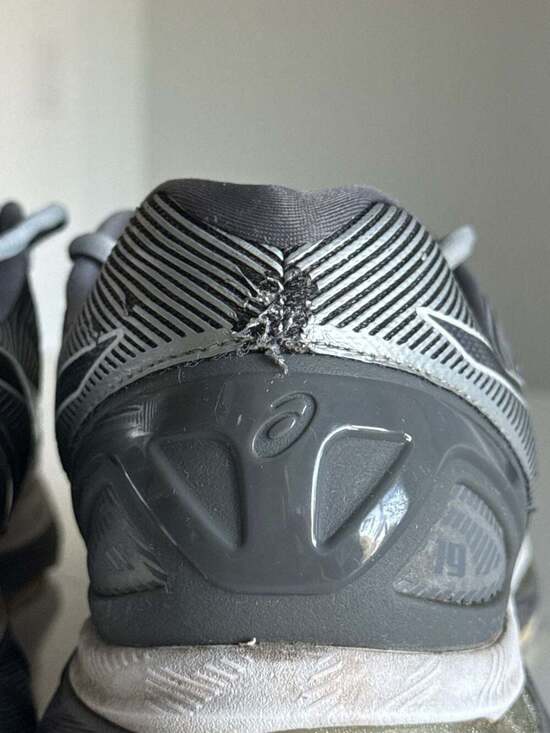 ASICS Gel-Nimbus 19 Men\'s Running Shoes Charcoal/Carbon/Silver T700N Size 11